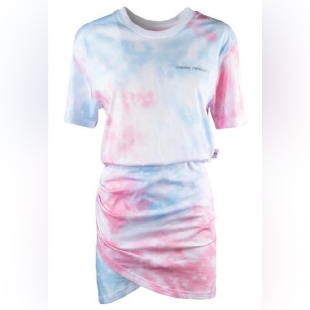 NWOT CHIARA FERRAGNI (100% Cotton) Tie-Dyed Dress
